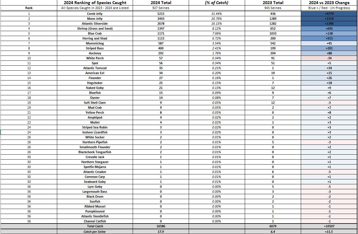 2024 Catch vs 2023 Catch